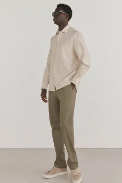 Pedro del Hierro Camisas-Camisa de popelina lisa Beige