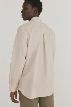 Pedro del Hierro Camisas-Camisa de popelina lisa Beige