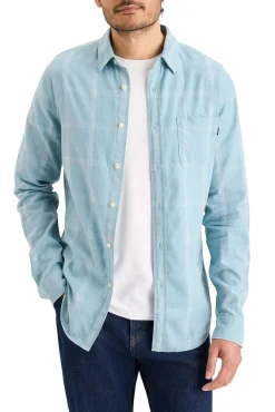 Dockers Camisas-Camisa de popeline Azul