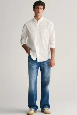 Gant Camisas-Camisa de popeline Branco