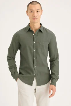 Dockers Camisas-Camisa de popeline Verde
