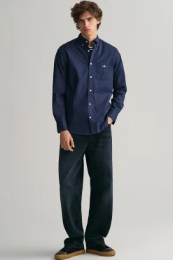 Gant Camisas-Camisa de popeline Azul