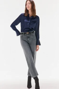 TFP by Tamara Falcó Blusas-Camisa de seda Azul