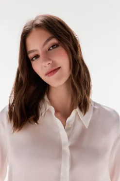 TFP by Tamara Falcó Blusas-Camisa de seda Ecru