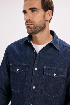 Jack & Jones Camisas-Camisa denim de corte regular Azul