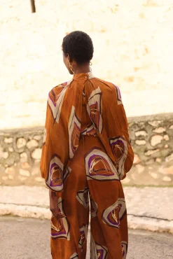 Panambi Blusas-Camisa Eiko Tostado