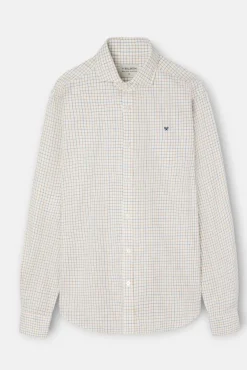 Silbon Camisas-Camisa esportiva xadrez bicolor Multicolorido