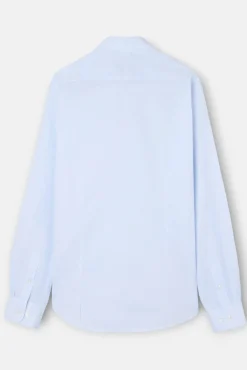 Silbon Camisas-Camisa esportiva xadrez clássica mini Azul