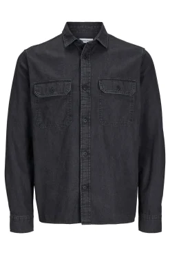 Jack & Jones Camisas-Camisa estilo sarja preto