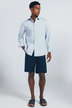 Springfield Camisas-Camisa estrutura azul