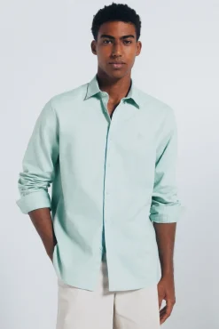 Springfield Camisas-Camisa estrutura verde