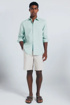 Springfield Camisas-Camisa estrutura verde