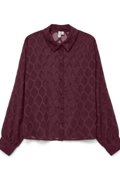 Vero Moda Blusas-Camisa estruturada Roxo