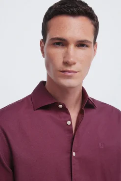 Springfield Camisas-Camisa estruturada vermelho