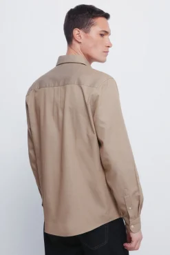 Springfield Camisas-Camisa estruturada bicolor castanho