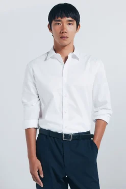 Springfield Camisas-Camisa estruturada de fácil cuidado branco