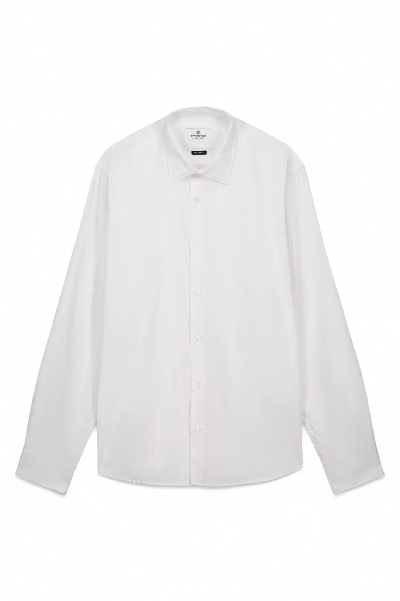 Springfield Camisas-Camisa estruturada de fácil cuidado branco