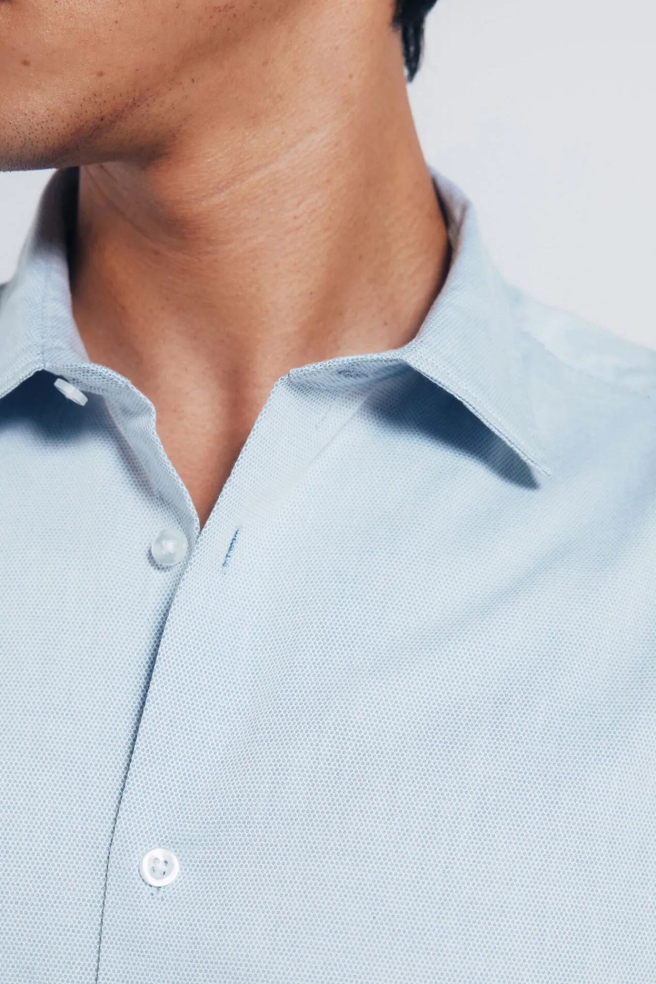 Springfield Camisas-Camisa estruturada de fácil cuidado azul