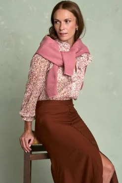 Polín Et Moi Blusas-Camisa flor Minna Granada