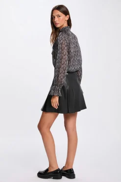 Morgan Blusas-Camisa fluida com gola em V Multicolorido