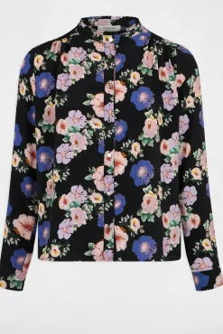 Morgan Blusas-Camisa fluida estampada Multicolorido