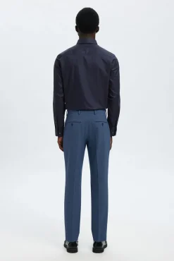 Selected Camisas-Camisa formal slim fit Azul