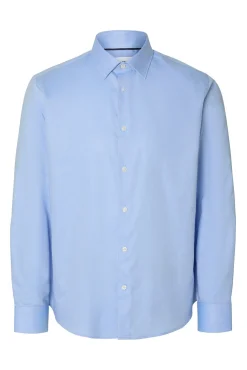 Selected Camisas-Camisa formal slim fit Azul