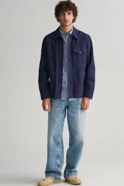 Gant Camisas-Camisa Azul