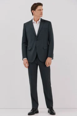 Cortefiel Camisas|Camisas Clássicas-Camisa gémeos lisa fácil de engomar Branco