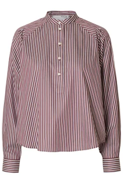 Selected Blusas-Camisa gola mao 100% algodão orgânico. Subiu