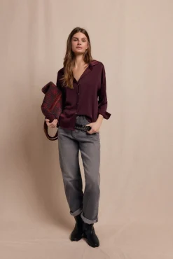 Slowlove Blusas-Camisa lisa satinada Granada