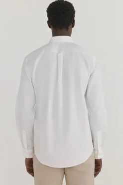 Pedro del Hierro Camisas-Camisa lisa sem ferro + anti-manchas Branco