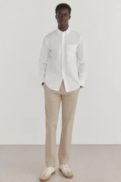 Pedro del Hierro Camisas-Camisa lisa sem ferro + anti-manchas Branco