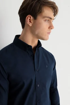 Lois Camisas-Camisa Manga Comprida azul