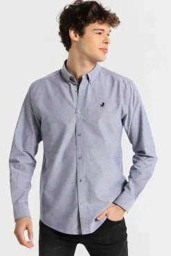 Lois Camisas-Camisa Manga Comprida azul