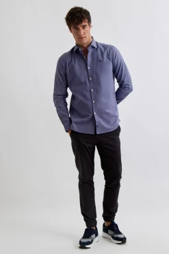 Williot Camisas-Camisa Micropiqué Cinzento
