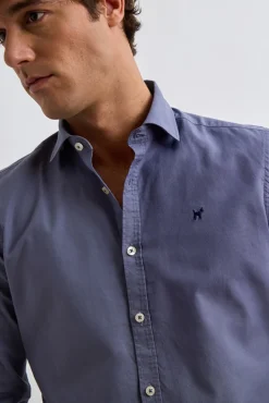 Williot Camisas-Camisa Micropiqué Cinzento