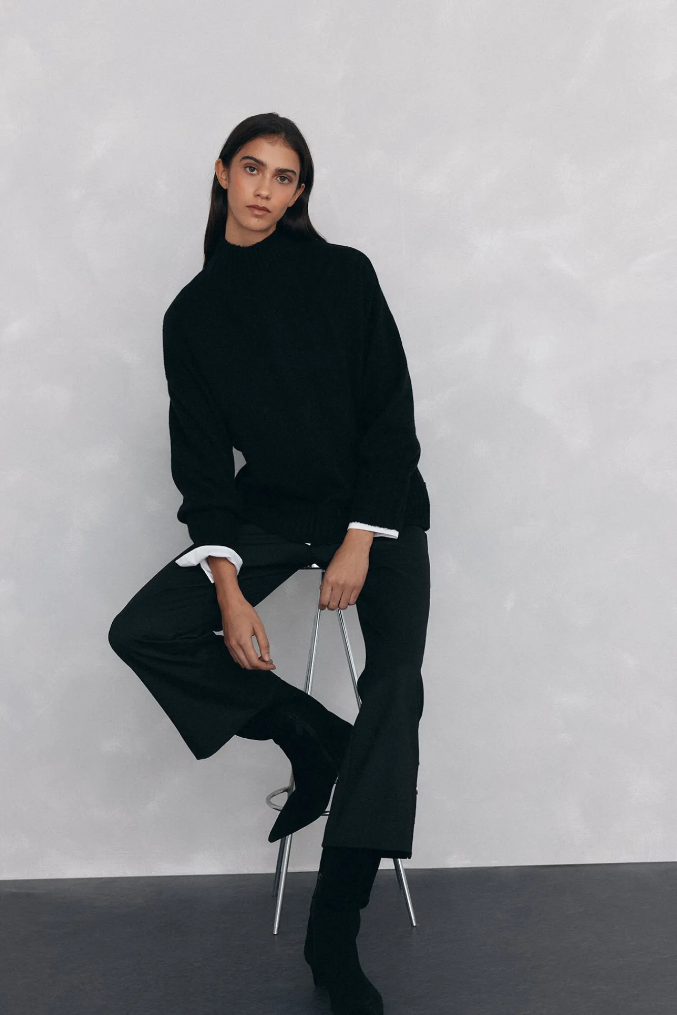 Pedro del Hierro Camisolas-Camisa oversized Perkins Preto