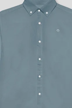 Street Monkey Camisas-Camisa oxford Azul