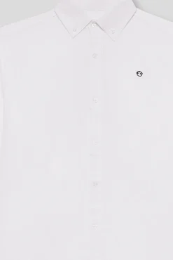 Street Monkey Camisas-Camisa oxford Branco