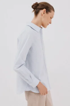 Cortefiel Blusas-Camisa oxford Azul