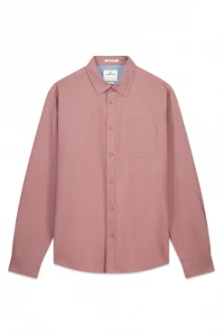 Springfield Camisas-Camisa Oxford colorida rosa