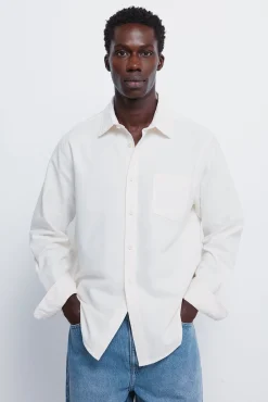 Springfield Camisas-Camisa Oxford colorida branco