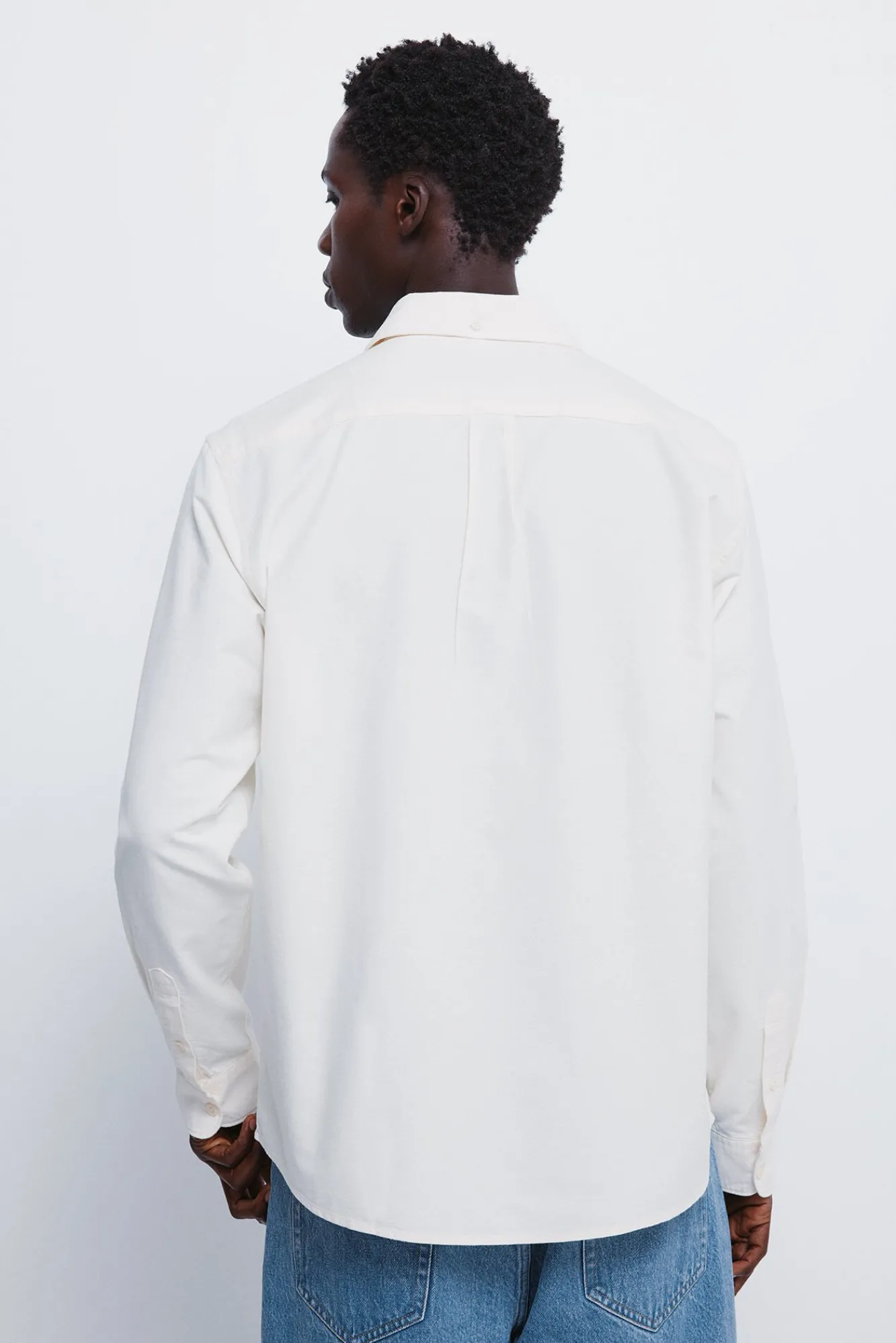 Springfield Camisas-Camisa Oxford colorida branco