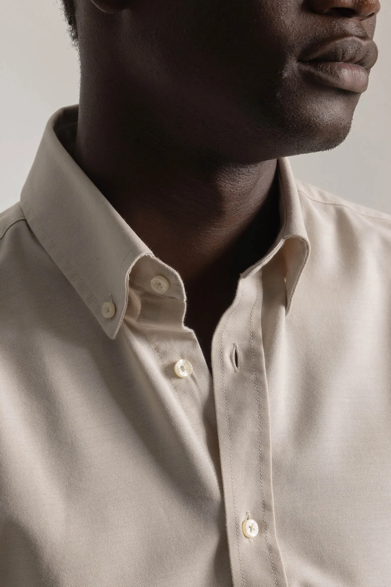 PuroEGO Camisas-Camisa oxford corte slim Tostado