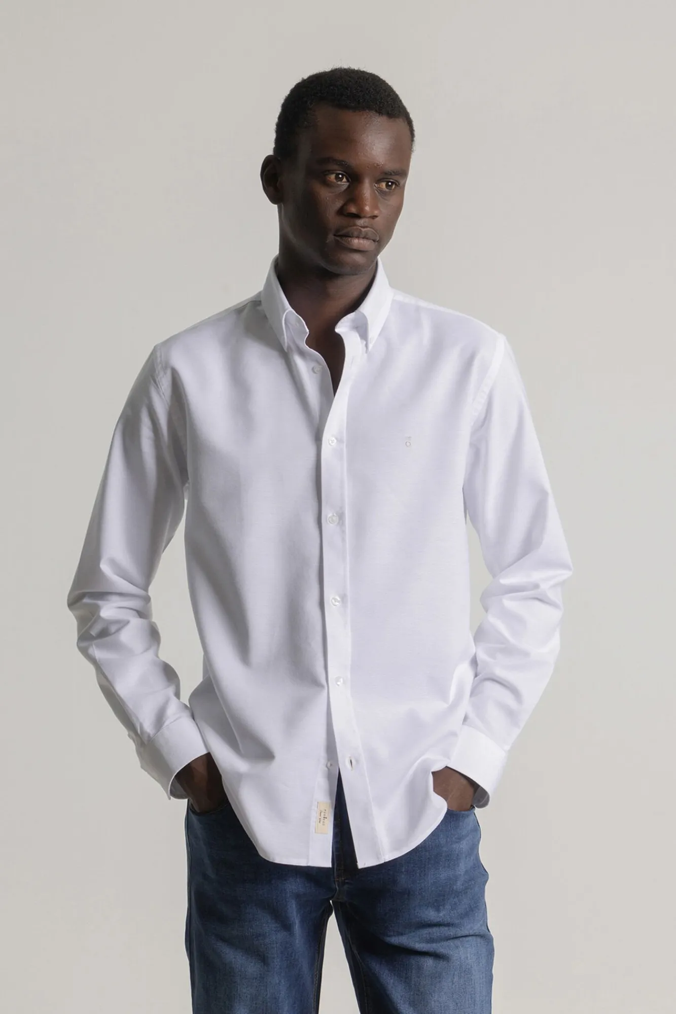 PuroEGO Camisas-Camisa oxford corte slim Branco