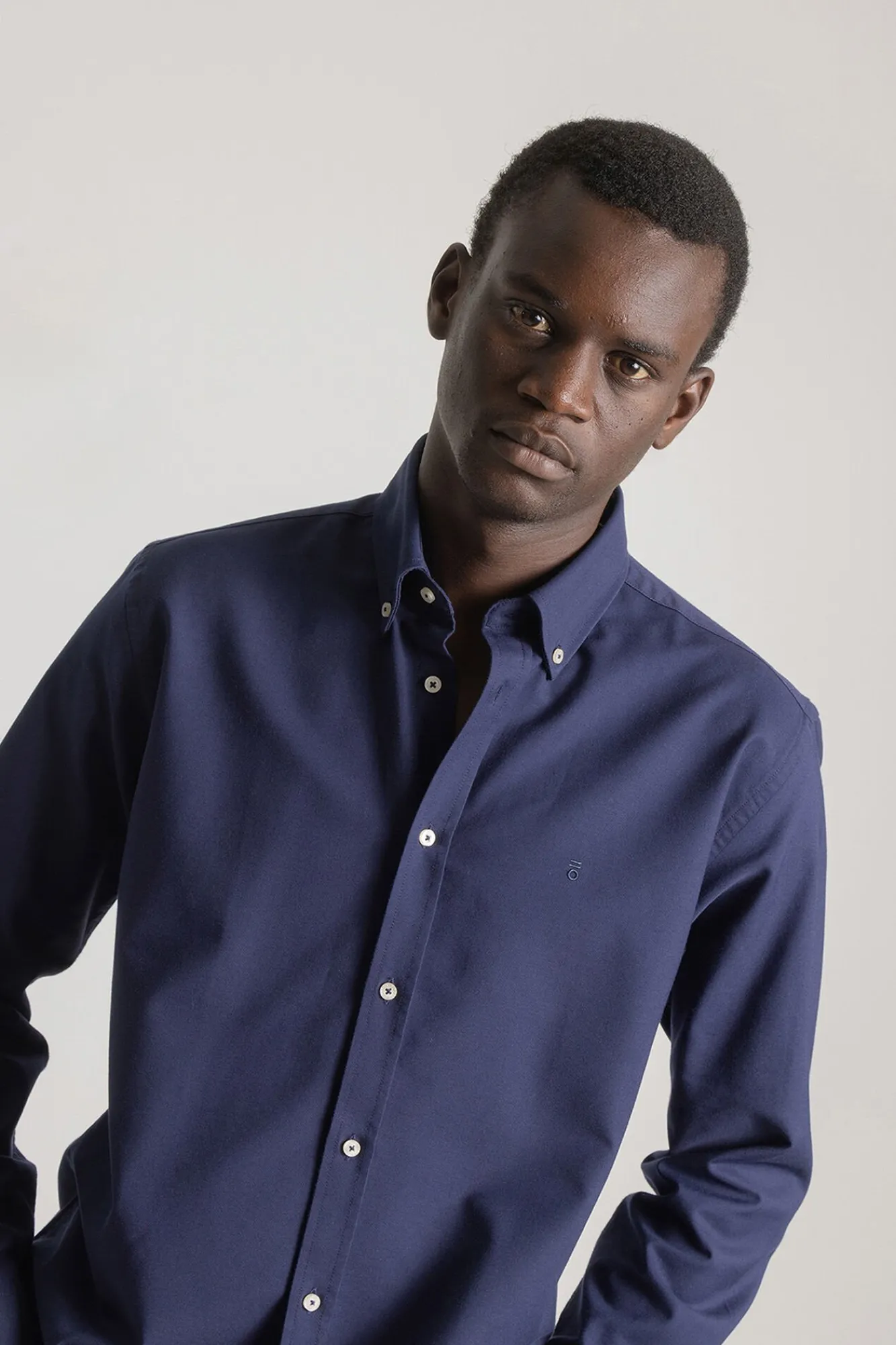 PuroEGO Camisas-Camisa oxford corte slim Azul