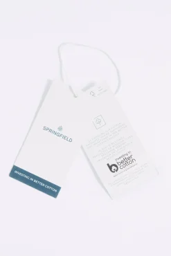 Springfield Camisas-Camisa Oxford Leve verde