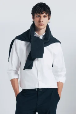 Springfield Camisas-Camisa Oxford Leve branco