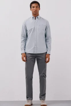 Cortefiel Camisas-Camisa oxford lisa Azul